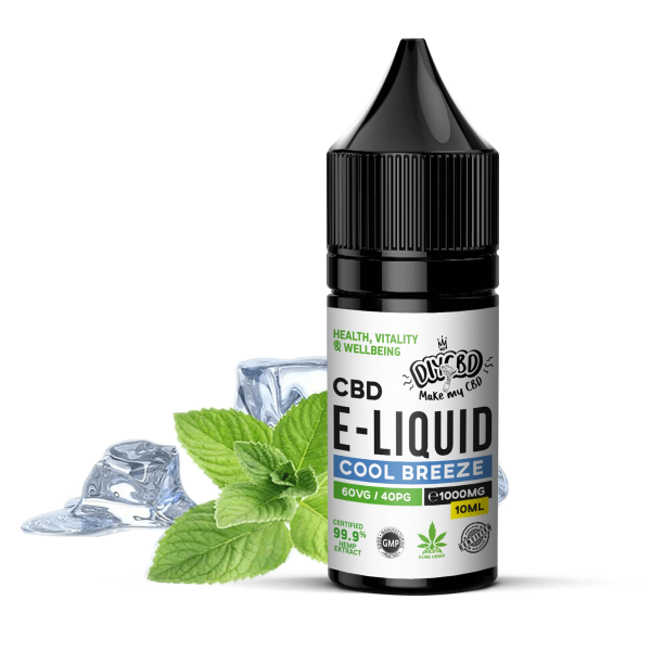 1000MG – Cool Breeze – 10ML – CBD ELIQUID & VAPE OIL In Pakistan